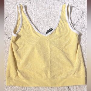 Forever 21 Pastel Yellow Tank